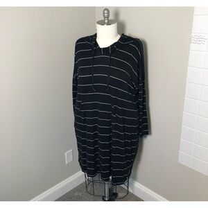 Plus Size Athleisure Hoodie Dress